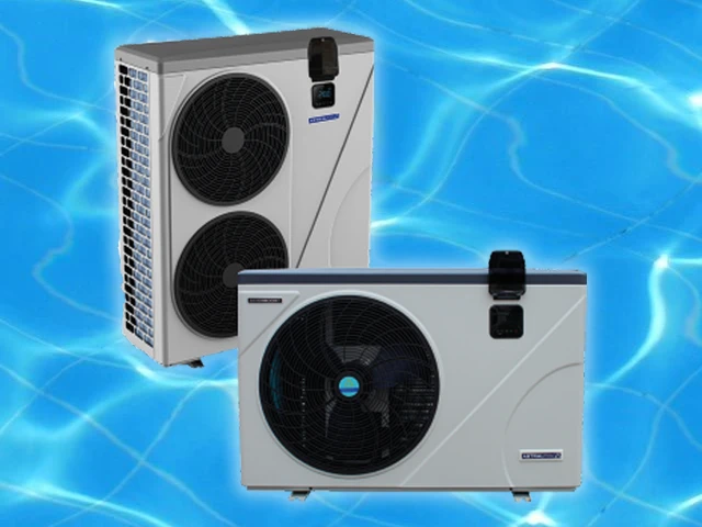 Product shot of swimming pool heaters